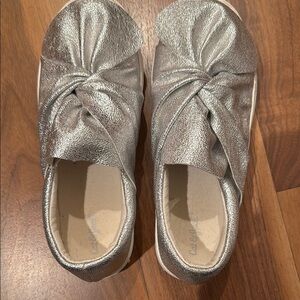 Cat & Jack Women's Silver Slip-On Shoes